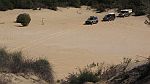 08-Convoy gets ready to drive up the Ross springs dune